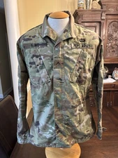 US ARMY PROPPER OCP SHIRT W PATCHES SMALL LONG NEW W/O TAGS 2001