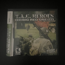 T.A.C. Heroes: Big Red One Nintendo DS, Manual Included NTSC-U/C E10+ 2009