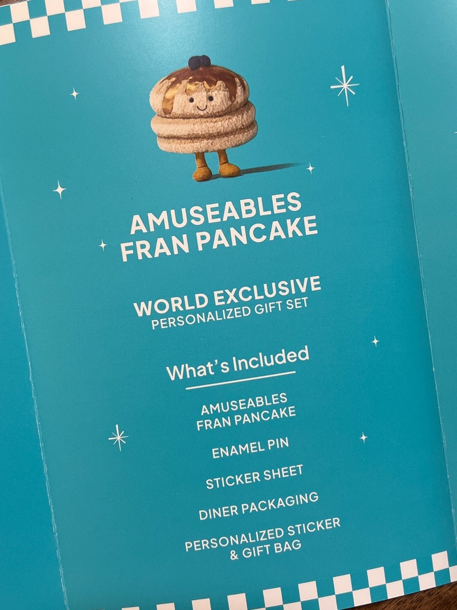 Jellycat Diner NYC Exclusive – Fran Pancakes Full Set | eBay