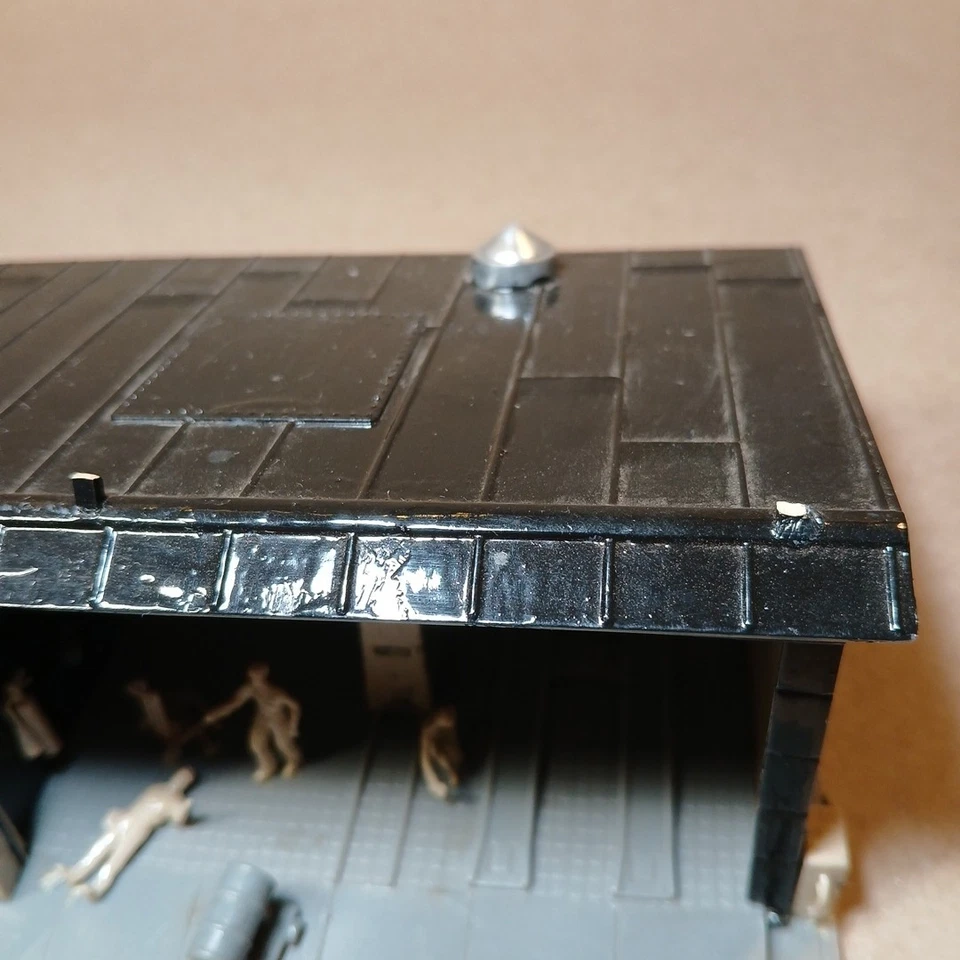 Vintage Aurora HO Model Motoring Doual Pit Stop Kit No. 1453 Station Built - Image 4 of 4