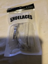 Shoe Laces, No Tie White Shoelaces Elastic Laces for Kids and Adults