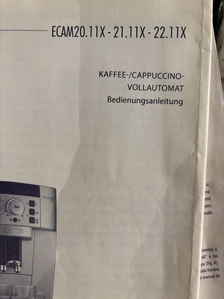 DeLonghi Kaffee Cappuccino Automat ECAM 2011x22x11 Praktisch Unbenutzt Top - Bild 2 von 2