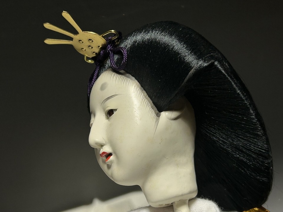 Japanese Doll Set #417 Vtg Hina Geisha Samurai Bunraku Puppet Figure ...