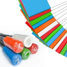 High-Quality 500 Count PVC Marking Flags - Essential for Garden & Utility Use