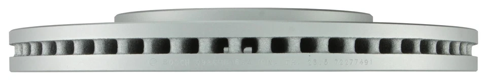 Rotor de freno de disco delantero QuietCast Bosch 2008-2015 2009 2010 Foto 4 de 4