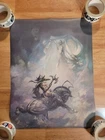 Vintage FRANK FRAZETTA Apparition FANTASY Original PRINT 17.5" X 23"