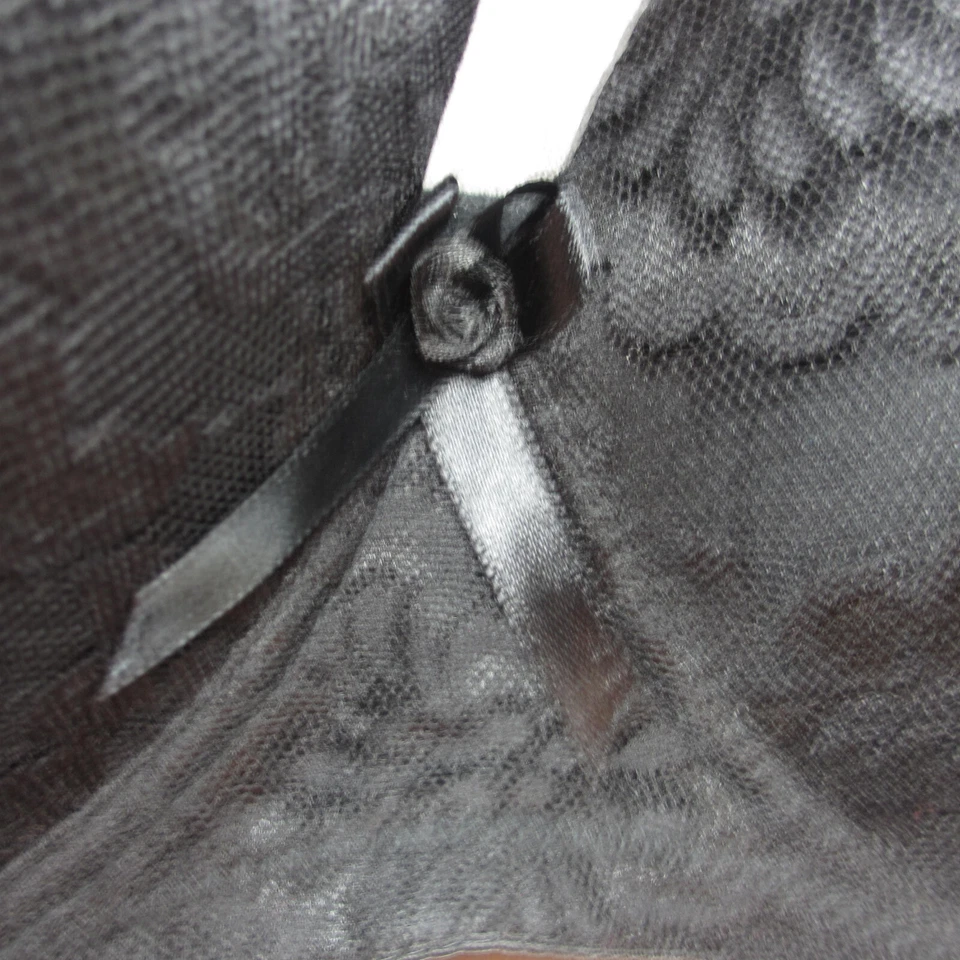 Angelina Bra 42D Black Padded Underwire Adjustable Clasp Back - Image 3 of 4