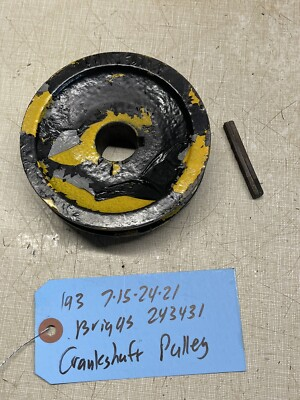 #ad #ad Briggs And Stratton Engine Model 243431 Crankshaft Pulley $39.30