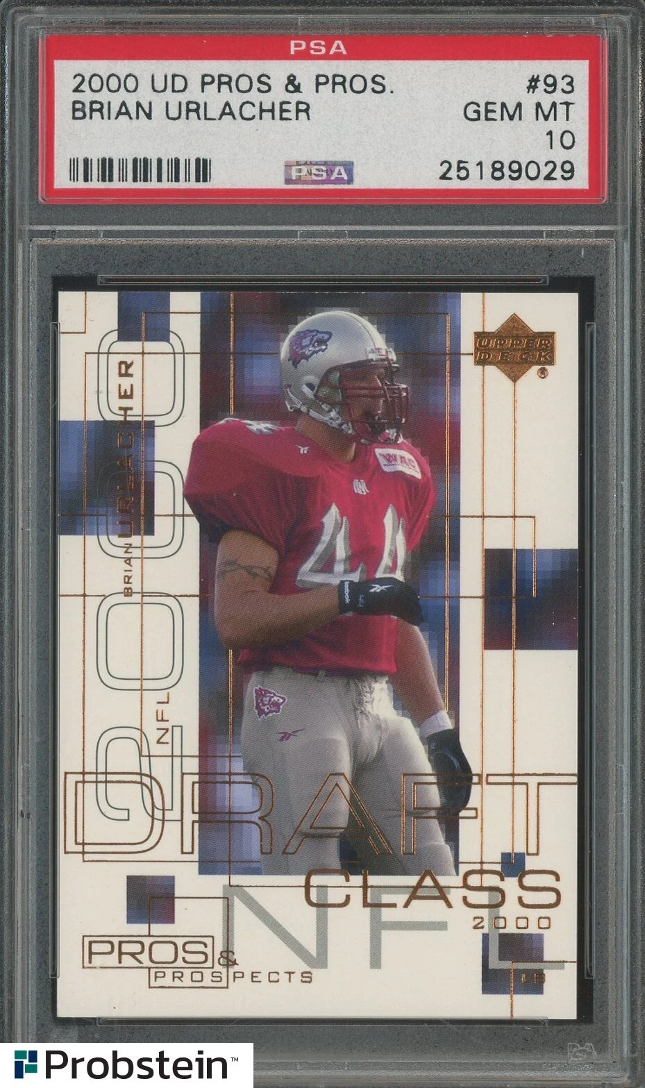 Brian Urlacher Upper Deck Pros & Prospects #93 Base