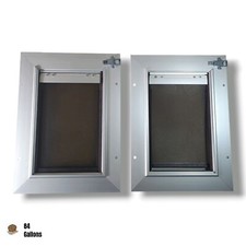 VOSOIR Small Aluminum Pet Door for Cats and Dogs Up to 22Lb