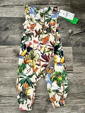 9 Months Molo Rainforest Animal Print Sleeveless Romper MSRP $65