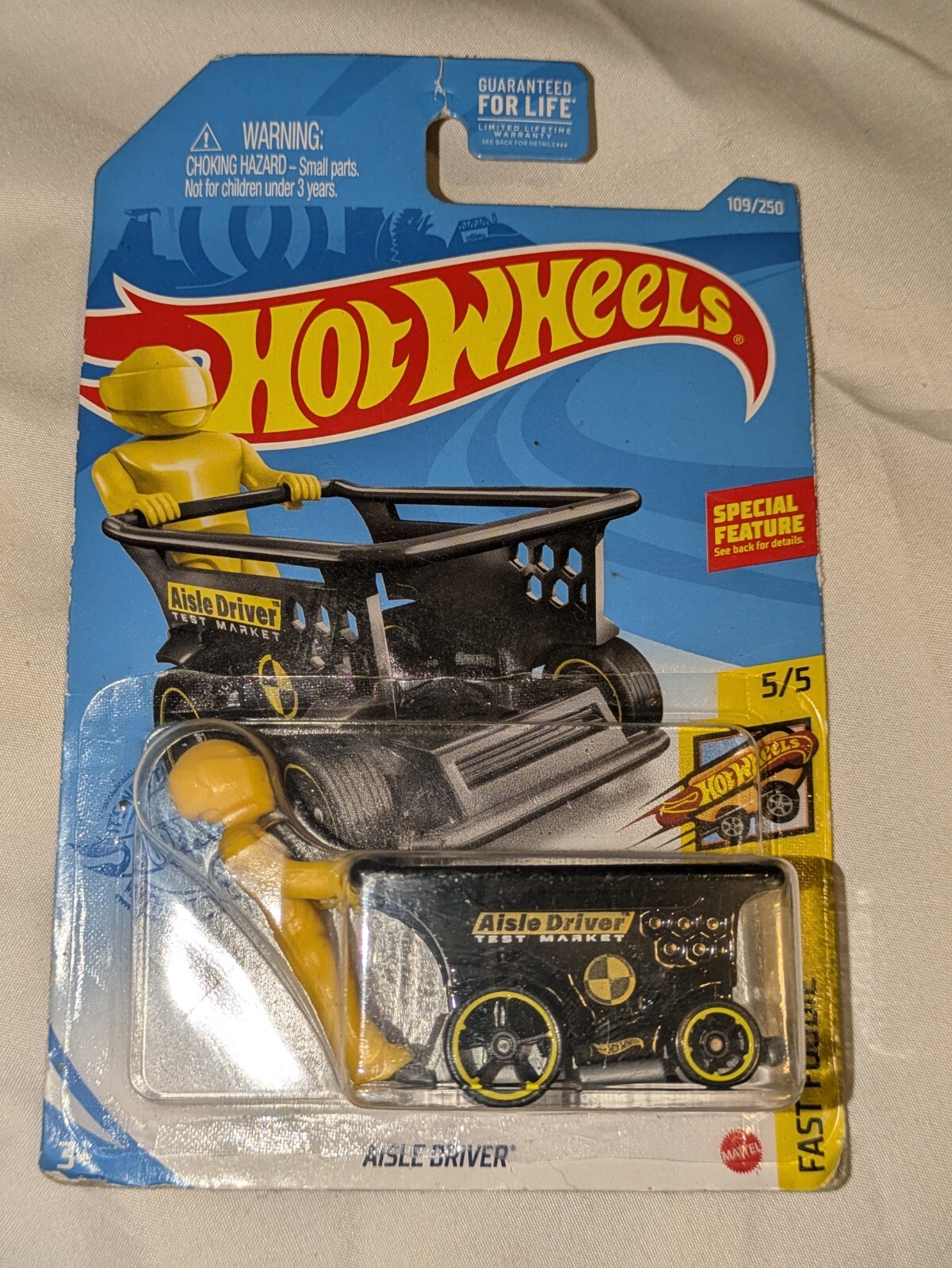 Hot Wheels 2021 Fast Foodie Series 5/5 Aisle Driver 109/250 Black Cart Must See!