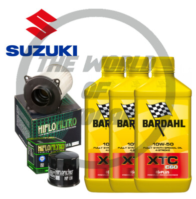 Inspektionskit Bardahl XTC C60 10W50 Ölfilter Luft Suzuki VZ M Marauder 800