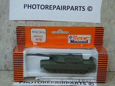 Roco Minitanks 1/87 Modern US M-1 A1 / M-1 A2 Abrams Heavy Tank Lot #6583 