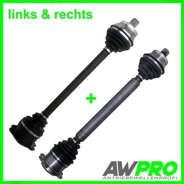 2 X Antriebswellen FÜR Audi A6 4B2 4B5 Vorne Rechts Und Links Schaltgetriebe Neu-image