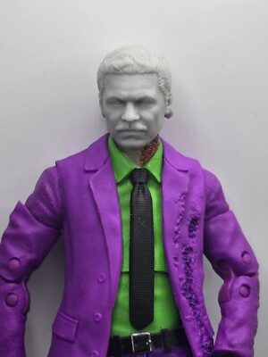 3d Print BILLY D HARVEY TWO FACE HEAD#1 1:10 7'' SELECT DC MULTIVERSE