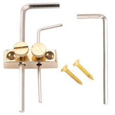 Musiclily Pro Gold Guitar Bass Key Wrench Holder For Floyd Rose Tremolo Bridge