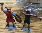Vintage  60's Louis Marx VIKINGS Plastic Figure Toy