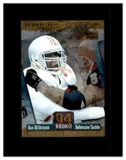 1994 Score Gold Zone Cincinnati Bengals Football Card #293 Dan Wilkinson RC