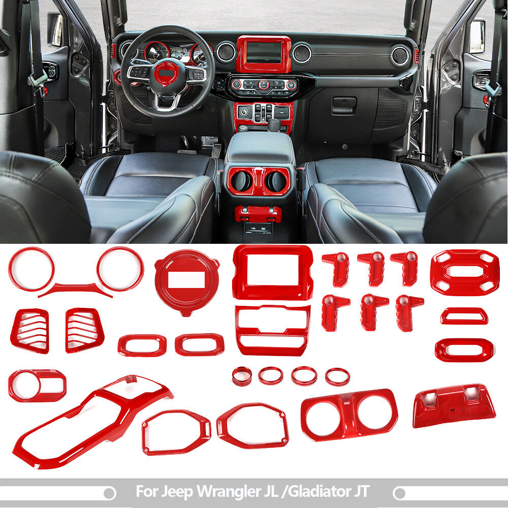 For 18+ Jeep Wrangler JL Gladiator Interior Full Accessories Cover