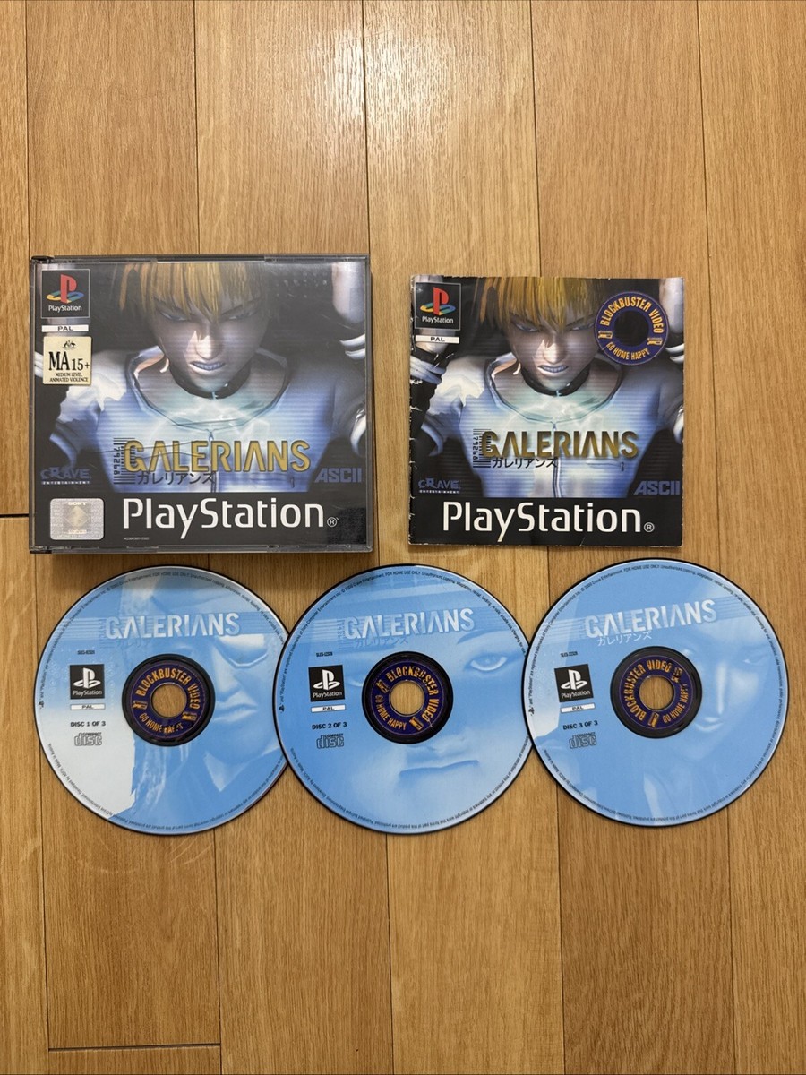Galerians PS1 Playstation 1 Rare Game PAL Complete with Manual