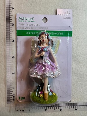 Fairy with Flowers Ashland Tiny Treasures Spring Mini Decor Miniature