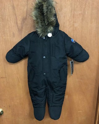 snowsuit with fur hood