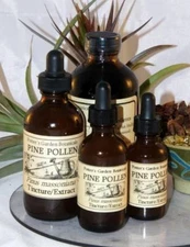 PINE POLLEN Tincture Exract Adaptogen Broken Cell Hormones Potent Folk Remedy 