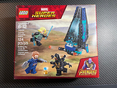 LEGO Marvel Super Heroes Avengers Infinity War Outrider Dropship Attack 76101