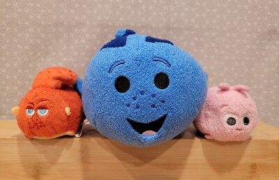 Disney Finding Nemo Tsum Tsum Subscription Medium Dory Mini Pearl Hank Plush Set