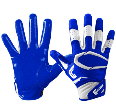 Cutters S451 REV PRO  2.0 Football Receiver Handschuhe, royalblau,  S, M