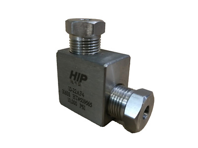HiP Hochdruck Hydraulik 700BAR Klemmverschraubung 10-22AF4 Winkel 1/4'' Rohr
