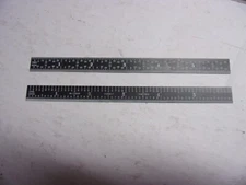 STARRETT  #C305R-6  Full Flex 6" rule.  Special Black w/White Numbers.   New