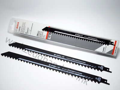 BOSCH 2x Säbelsägeblatt S 1241 HM Carbide endurance for Aerated Concrete