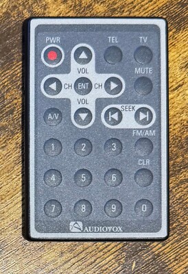 ORIGINAL Audiovox Remote For TV Under Cabinet Drop Down Ultra Thin OEM