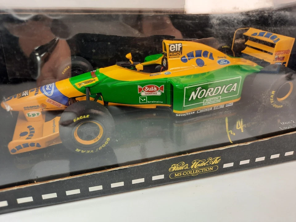 Minichamps Benetton B193 B #5 Michael Schumacher Estoril 1993 1/18 510180002 - Immagine 2 di 3
