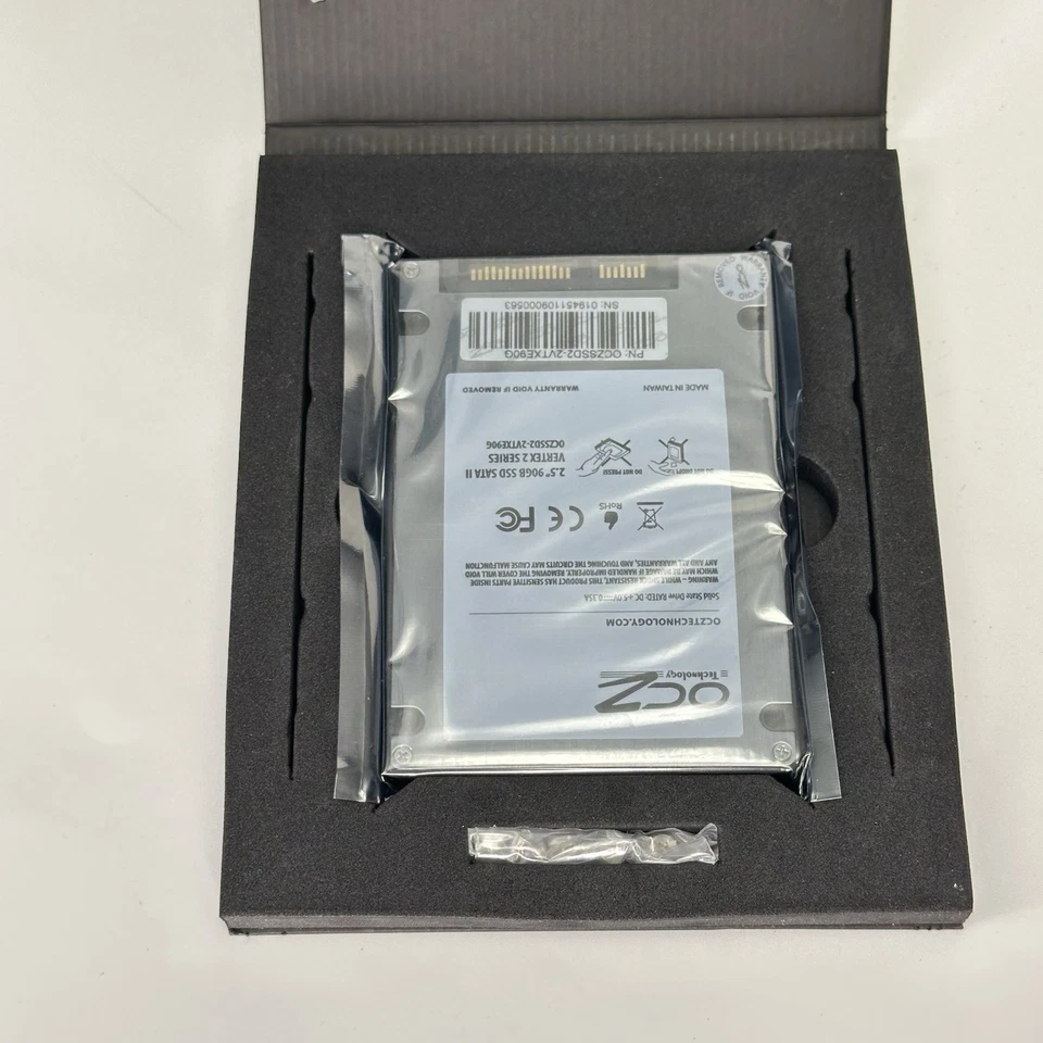 New Sealed OCZ Vertex 2 90GB 2.5" SATA II SSD – OCZSSD2-2VTXE90G - Image 3 of 4