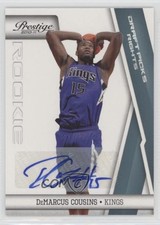 2010 Prestige Rookie Draft Picks Rights 151/199 DeMarcus Cousins #215 Auto 1nh