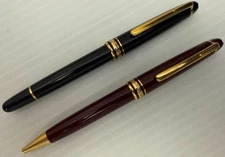 o'o'o Vintage . MONTBLANC Meisterstuck Fountain and Ballpoint PEN SET .. 14k Nib