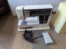 Janome New Home Memory 5001 Electronic Sewing Machine & Case USED