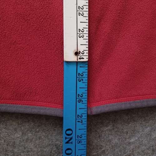 Patagonia Araveto Mens Jacket XXL Red Grey Full Zip Outdoor Fleece Long Sleeve - Picture 8 of 17