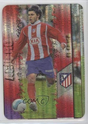 2007 Mundicromo Las Fichas de la Liga 2008 Security Refractor Sergio Aguero 00e8