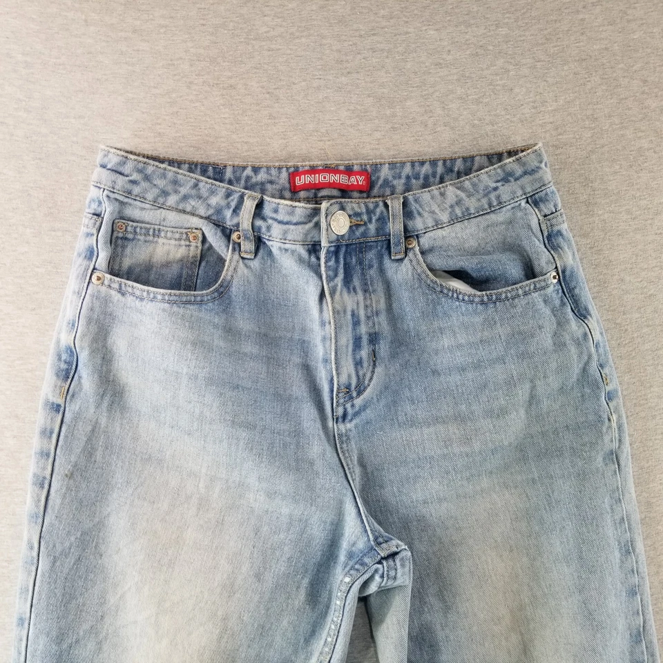 Pantalones de mezclilla Union Bay para mujer talla 7 de colección lavado claro 100 % algodón Normcore lindos cómodos bonitos Foto 2 de 4