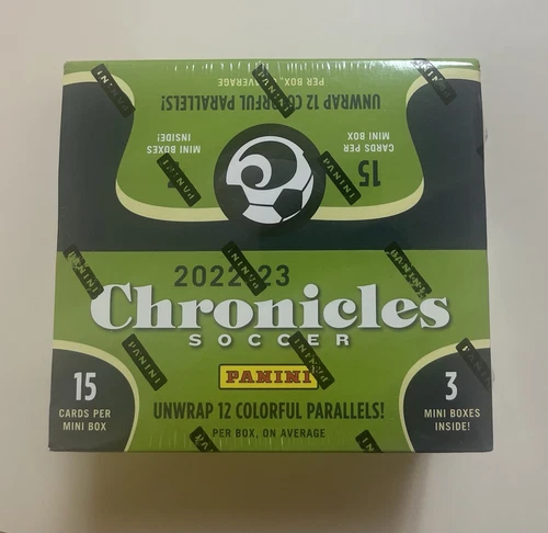 2022-23 Panini Chronicles Soccer Sealed Hobby Box (3 Mini Boxes Inside)