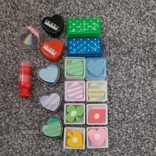 🎀 RARE VINTAGE CASED ERASERS