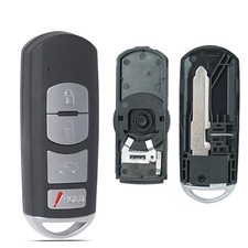 Key Fob Shell Case Replacement Fits for Mazda 3 6 Miata MX-5 CX-5 CX-9 2014