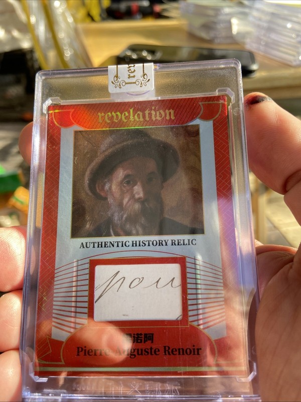2025 Eternal Revelation Authentic History Relic Pierre-Auguste Renoir 17/25. C83