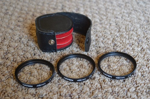 3er Set Tiffen 49mm Filter +1 +2 +4 im Koffer - Bild 2 von 3