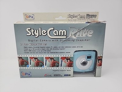 Vintage SiPix StyleCam Rave Digital Camera with Streaming Snapshot New Old Stock