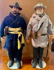 G.I Joe ~ Gen Grant AND General Lee Civil War Series 1998. FREE SHIPPING